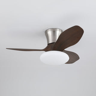 Plafonnier ventilateur Velora moderne en bois