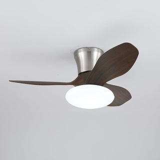 Plafonnier ventilateur Velora moderne en bois