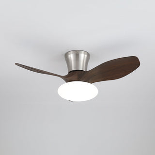 Plafonnier ventilateur Velora moderne en bois