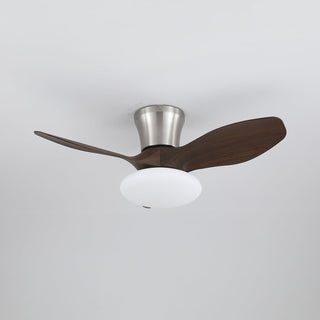 Plafonnier ventilateur Velora moderne en bois