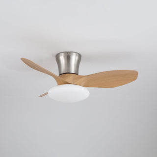 Plafonnier ventilateur Velora moderne en bois
