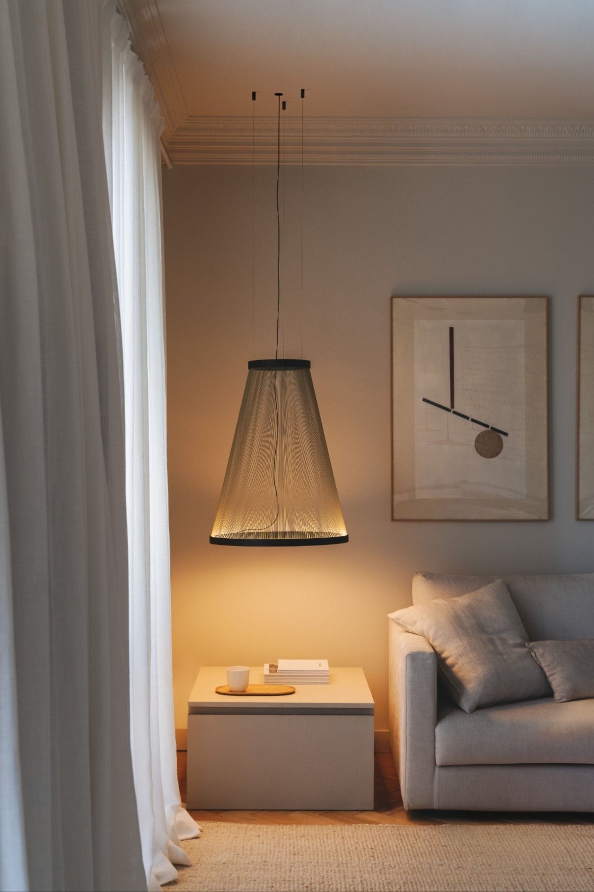Cone Lampe Suspendue Minimaliste en Aluminium