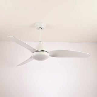 Ventilateur de plafond moderne Fia en bois avec lumière