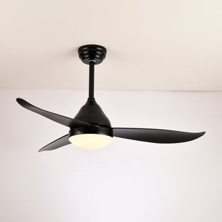 Ventilateur de plafond moderne Fia en bois avec lumière