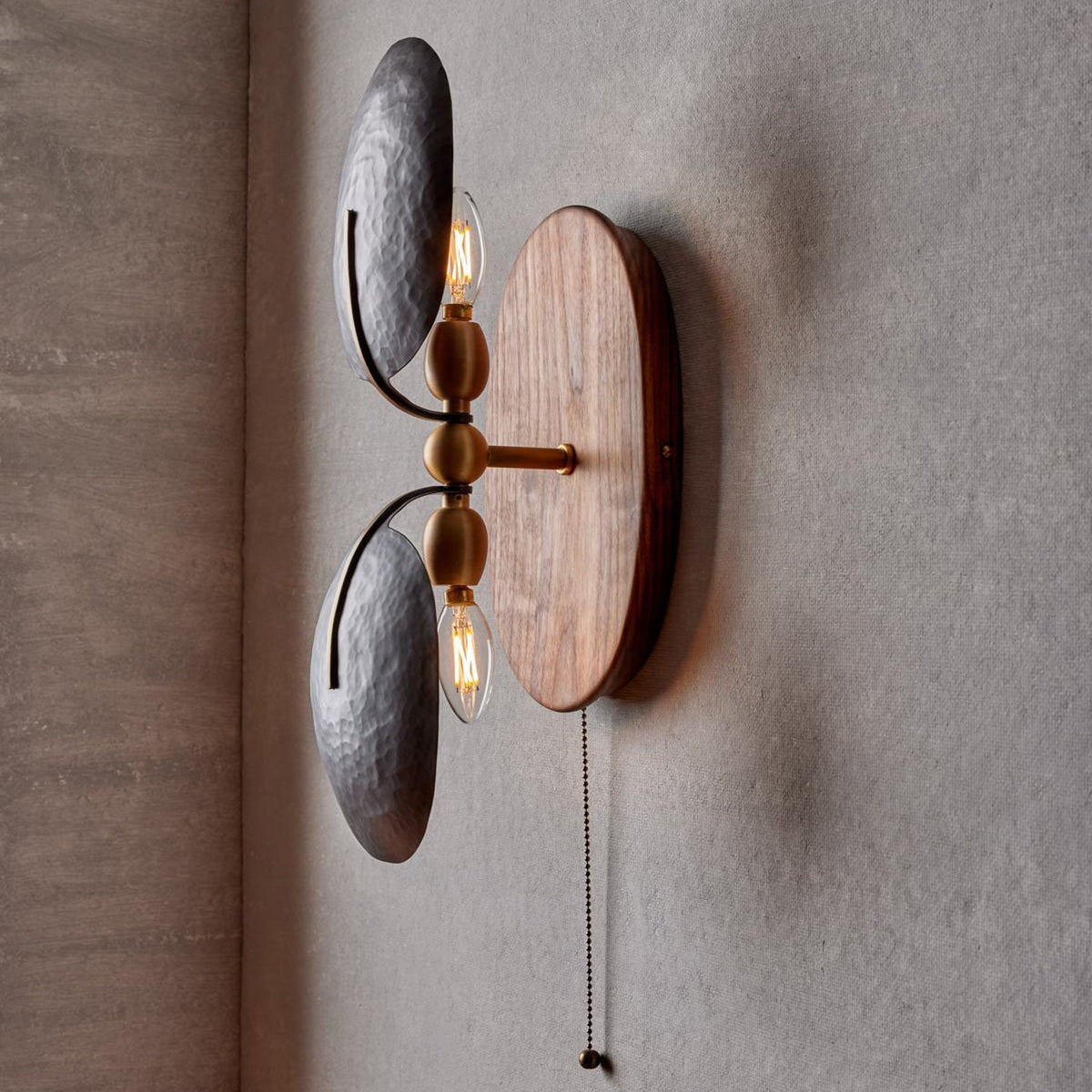 Aero Fan Wall Light-Neutral Decor
