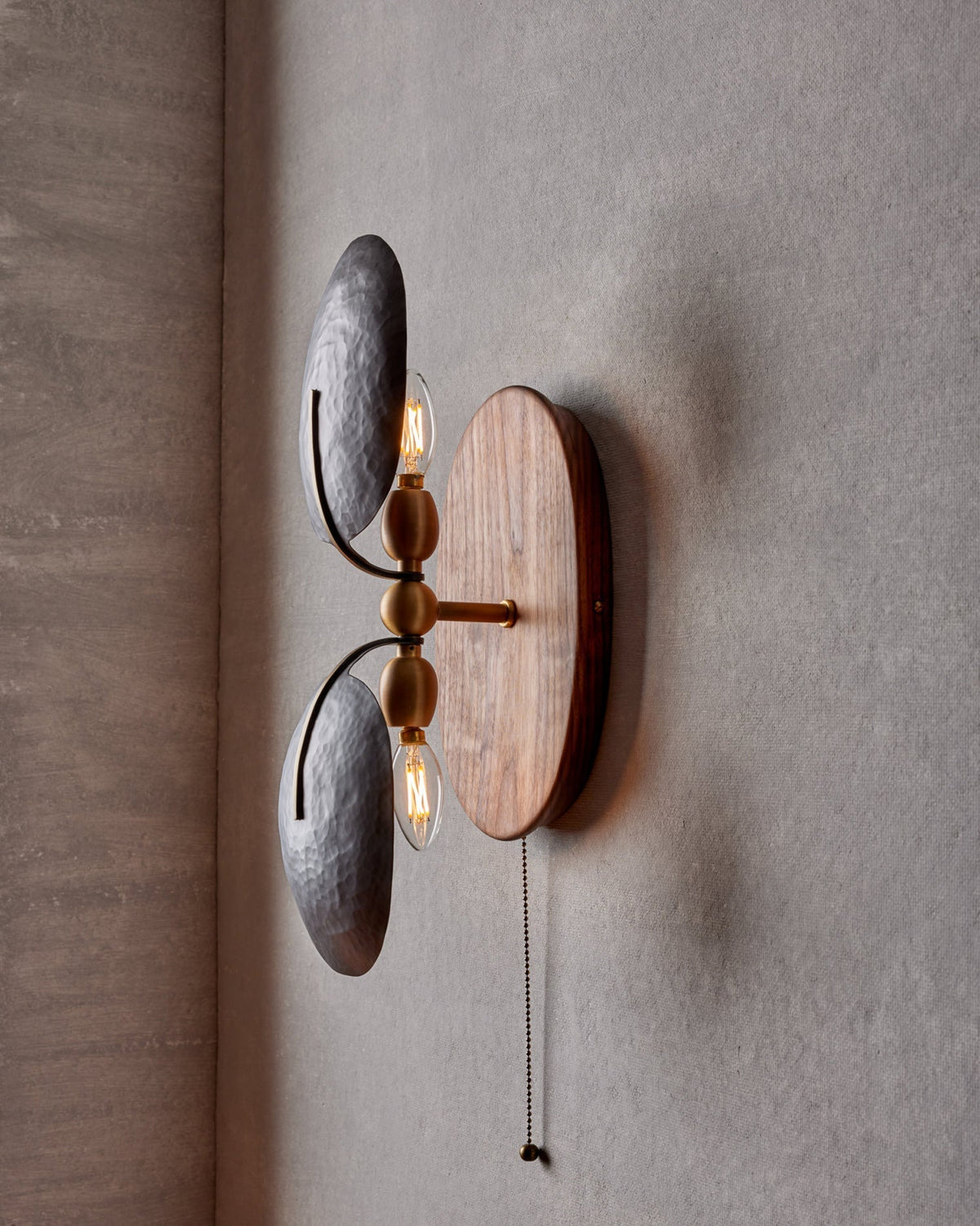 Aero Fan Wall Light-Neutral Decor