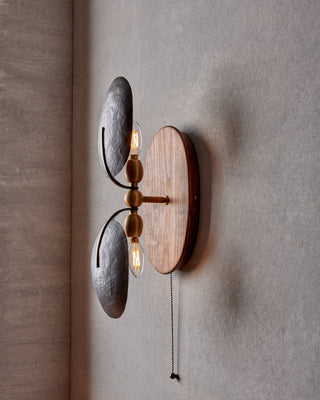 Aero Fan Wall Light-Neutral Decor
