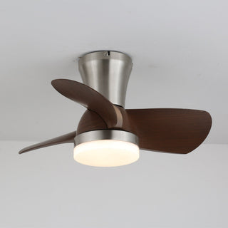 Plafonnier Ventilateur Moderne en Bois Deynor
