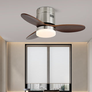 Eris Ventilateur de plafond lumineux minimaliste en bois