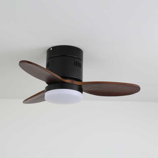 Eris Ventilateur de plafond lumineux minimaliste en bois