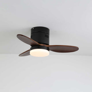 Eris Ventilateur de plafond lumineux minimaliste en bois