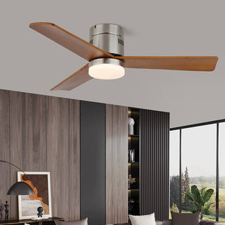 Eris Ventilateur de plafond lumineux minimaliste en bois