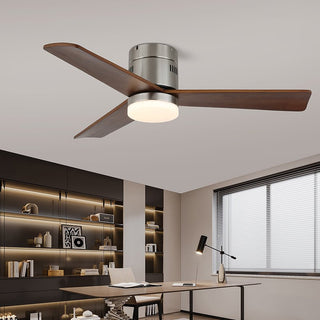 Eris Ventilateur de plafond lumineux minimaliste en bois