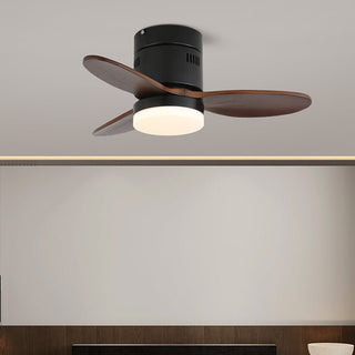 Eris Ventilateur de plafond lumineux minimaliste en bois