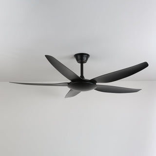 Ventilateur de plafond minimaliste Onyxa avec lumière