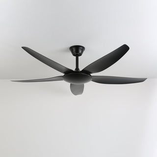 Ventilateur de plafond minimaliste Onyxa avec lumière