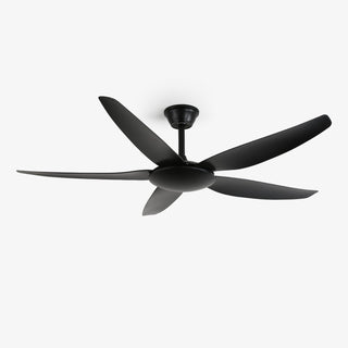 Ventilateur de plafond minimaliste Onyxa avec lumière