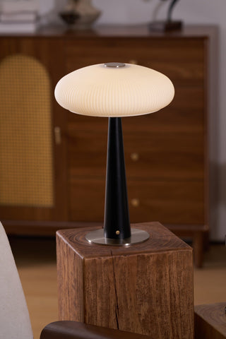 Glow Lampe de Table en Bois Minimaliste