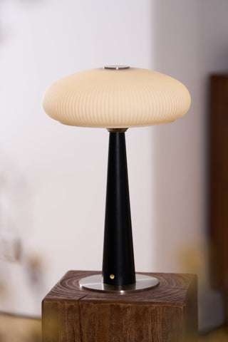 Glow Lampe de Table en Bois Minimaliste