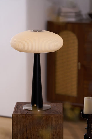 Glow Lampe de Table en Bois Minimaliste