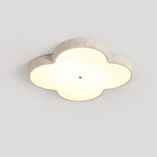 Aethel Cloud Travertine Ceiling Lamp-Neutral Decor