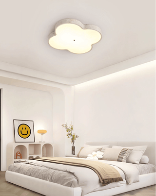Aethel Cloud Travertine Ceiling Lamp-Neutral Decor