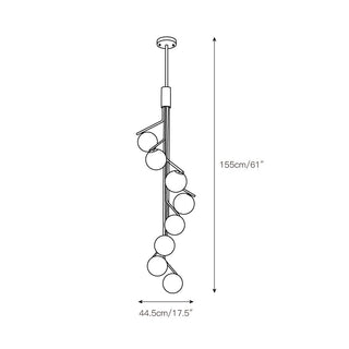 Ageet Suspension en Verre Moderne Minimaliste