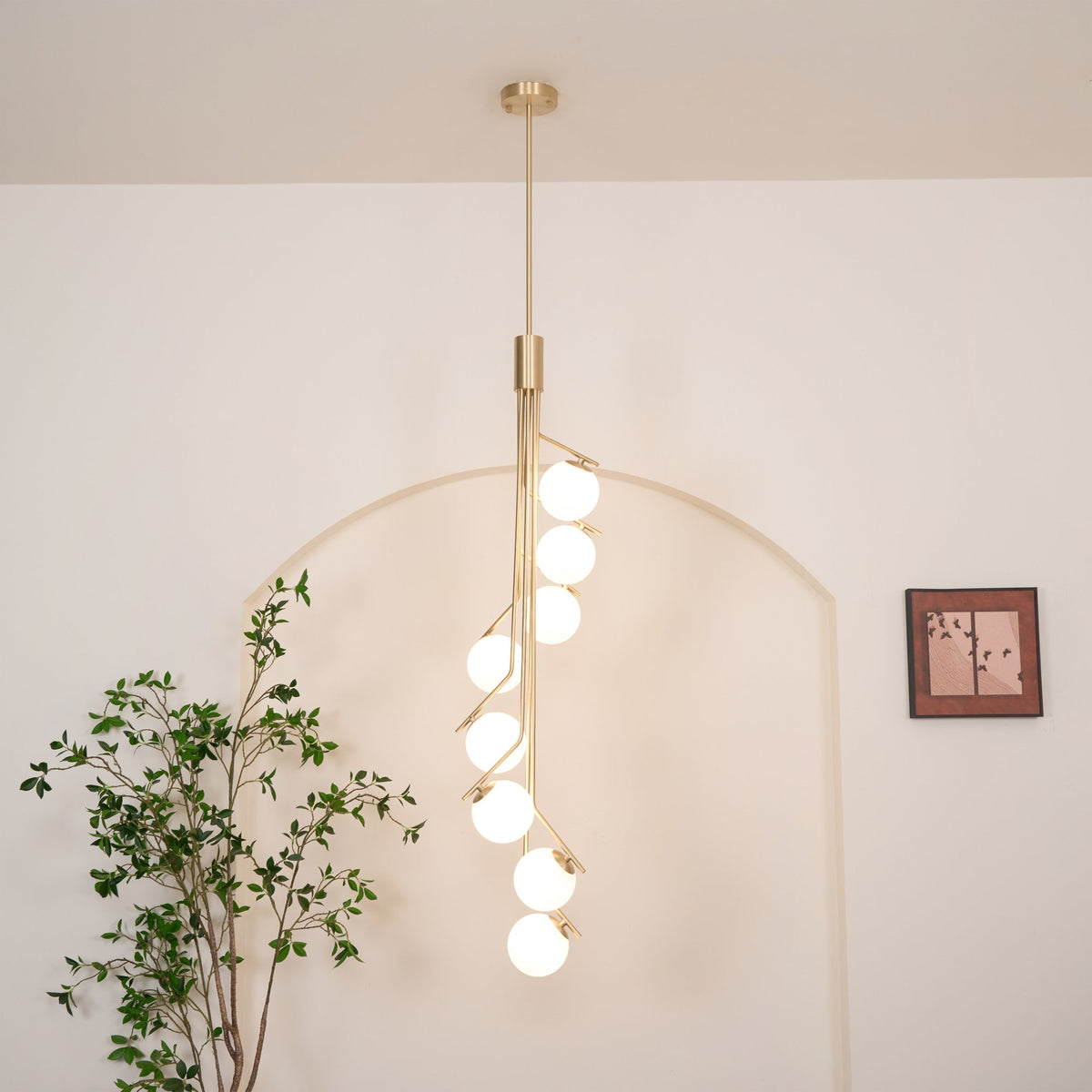 Ageet Suspension en Verre Moderne Minimaliste