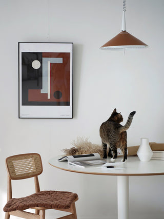 Agnes Lampe Suspension Rétro de Style Moderne Minimaliste