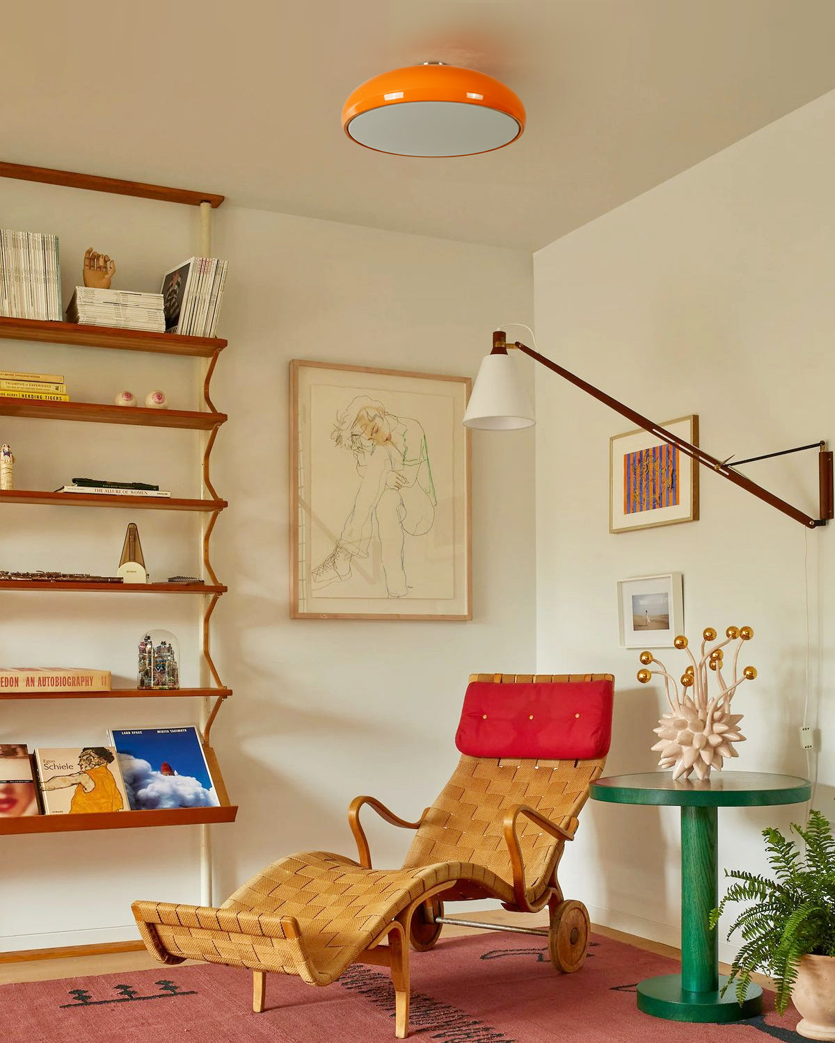 The Aicia Ceiling Light installed in a modern kitchen setting.
