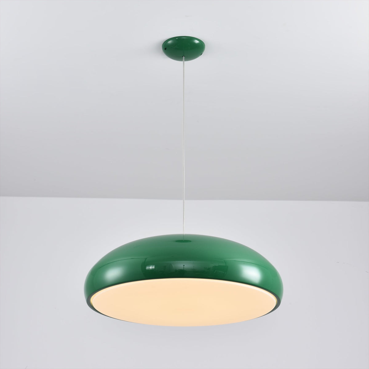 Detail shot of the light fixture and bulb base.