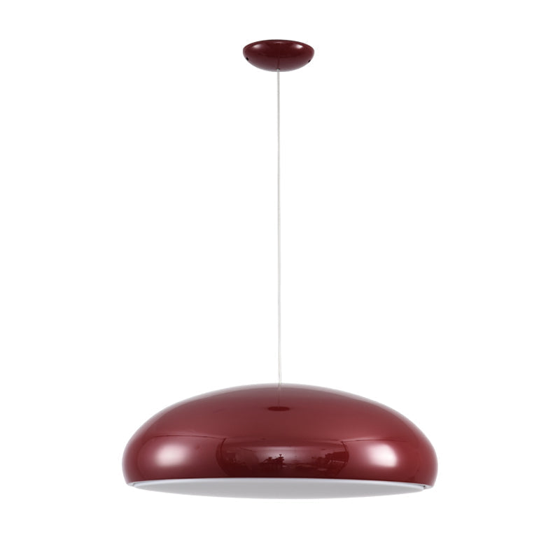 The white Aicia Pendant Light in a minimalist kitchen.