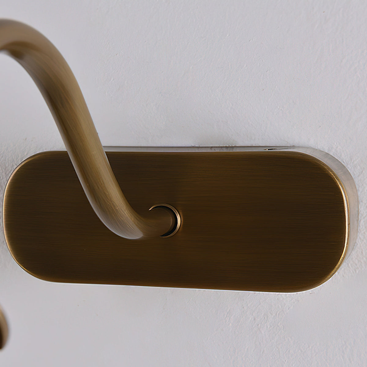 The slender 2-inch projection of the Ainsworth Sconce viewed from below.
