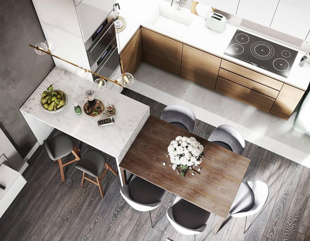 Finnise Lustre en Verre avec Structure en Acier Noir Linéaire