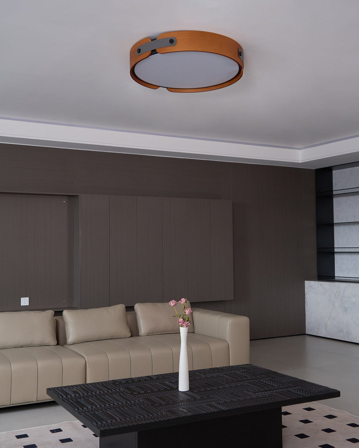 Sylvan Wood Ceiling Light-Neutral Decor