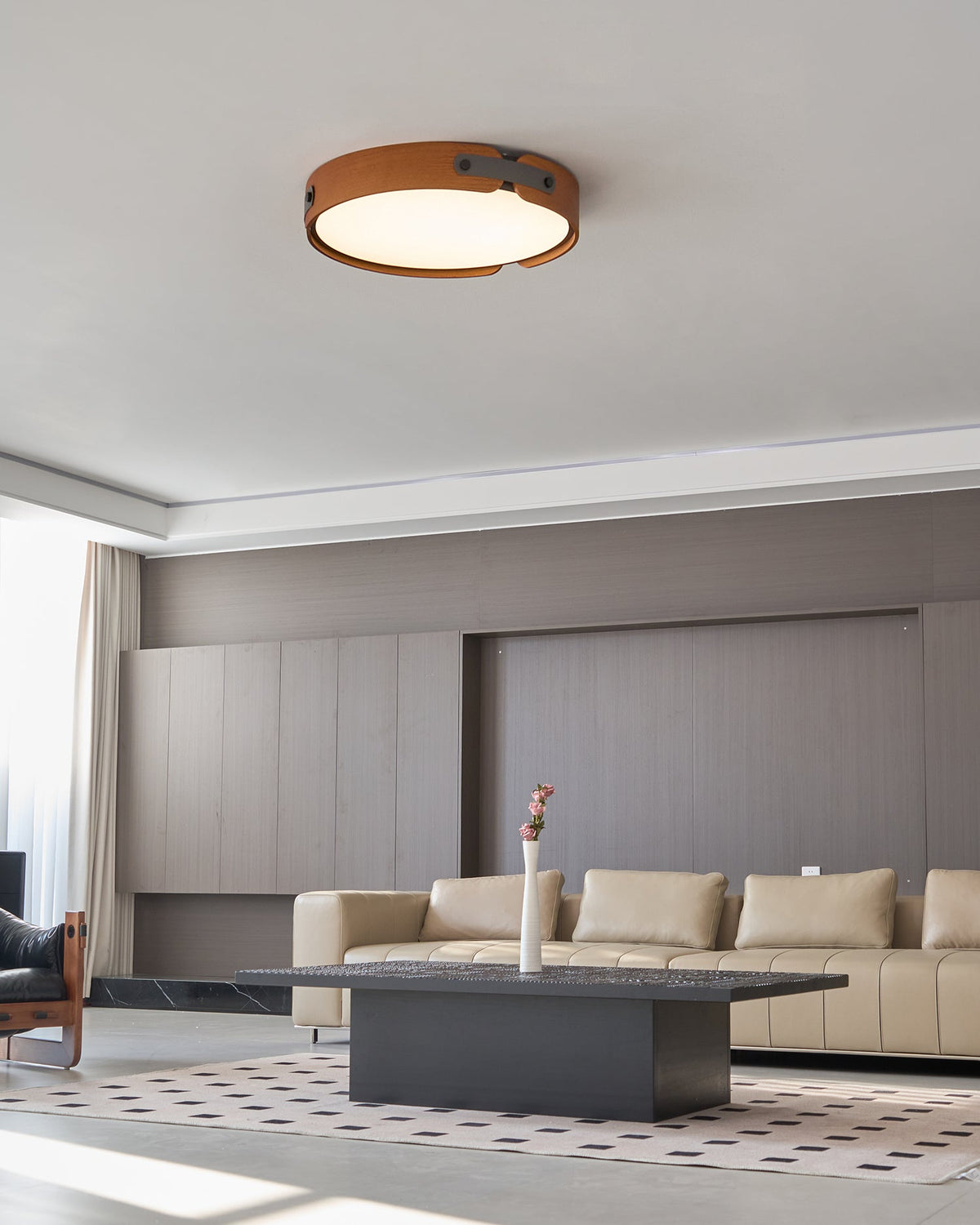 Sylvan Wood Ceiling Light-Neutral Decor
