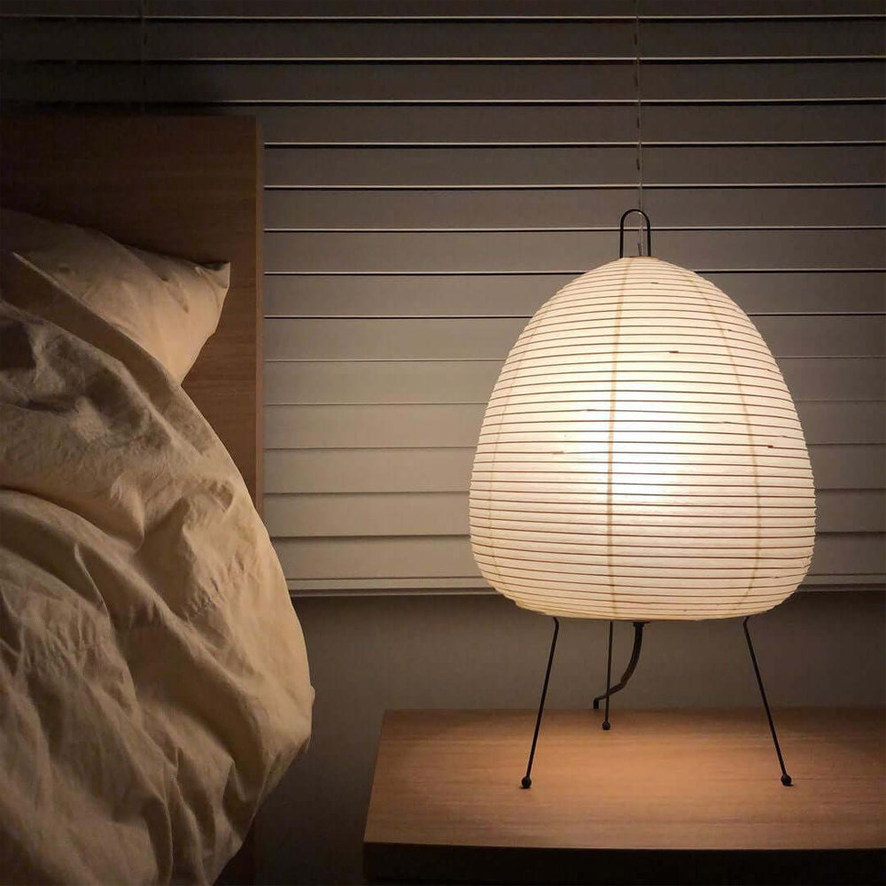 Tranquilux Lampe de Table en Papier Inspirée du Japon
