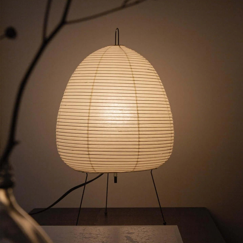 Tranquilux Lampe de Table en Papier Inspirée du Japon