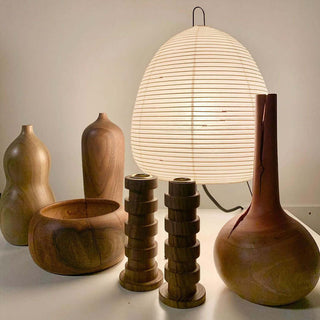 Tranquilux Lampe de Table en Papier Inspirée du Japon