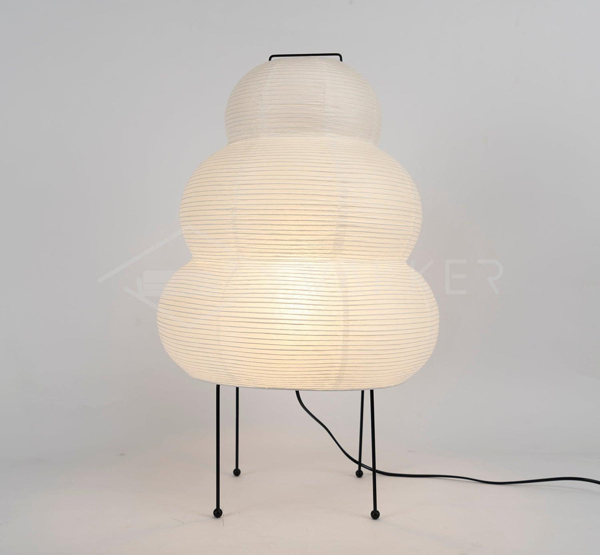Tranquilux Lampe de Table en Papier Inspirée du Japon