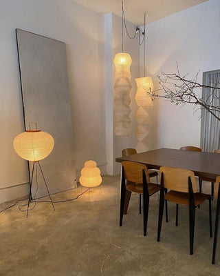 Krelix Lampadaire en Papier Scandinave