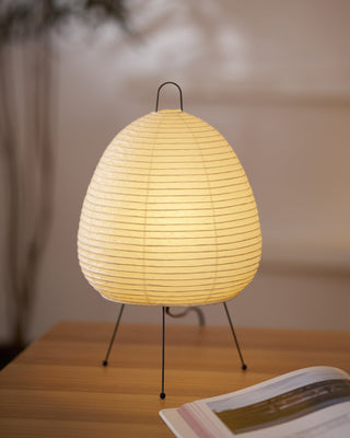 Tranquilux Lampe de Table en Papier Inspirée du Japon