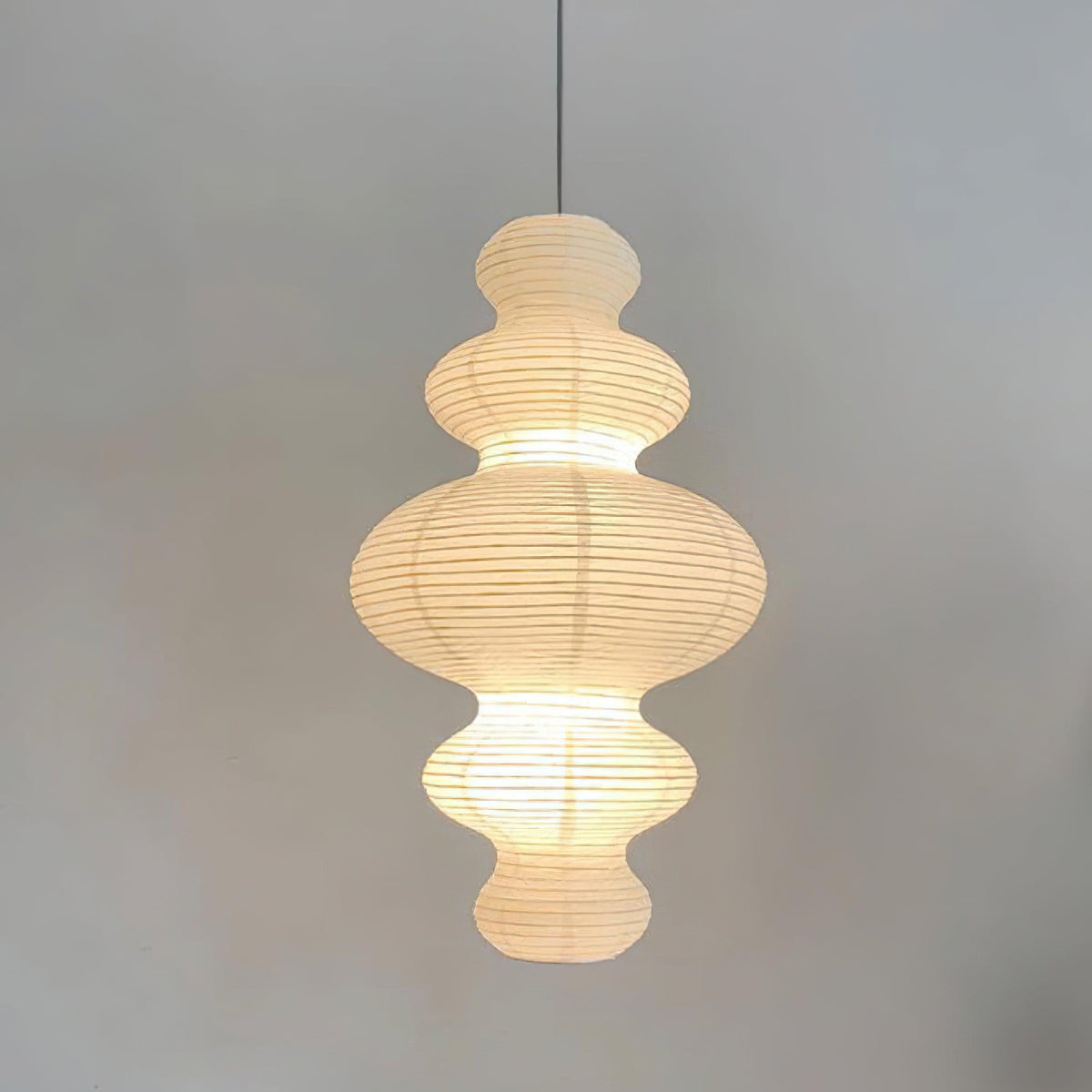 Akari Juni Pendant Lamp-Neutral Decor