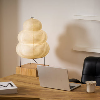 Tranquilux Lampe de Table en Papier Inspirée du Japon