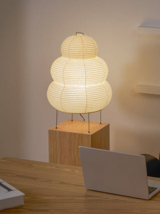 Tranquilux Lampe de Table en Papier Inspirée du Japon