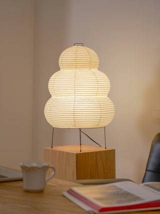 Tranquilux Lampe de Table en Papier Inspirée du Japon