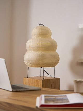 Tranquilux Lampe de Table en Papier Inspirée du Japon