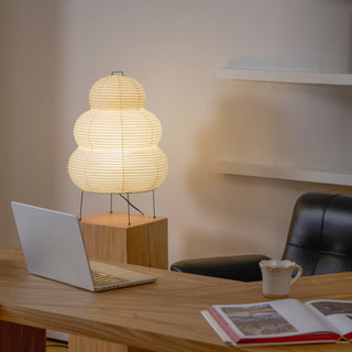 Tranquilux Lampe de Table en Papier Inspirée du Japon