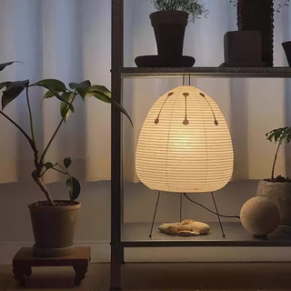 Tranquilux Lampe de Table en Papier Inspirée du Japon