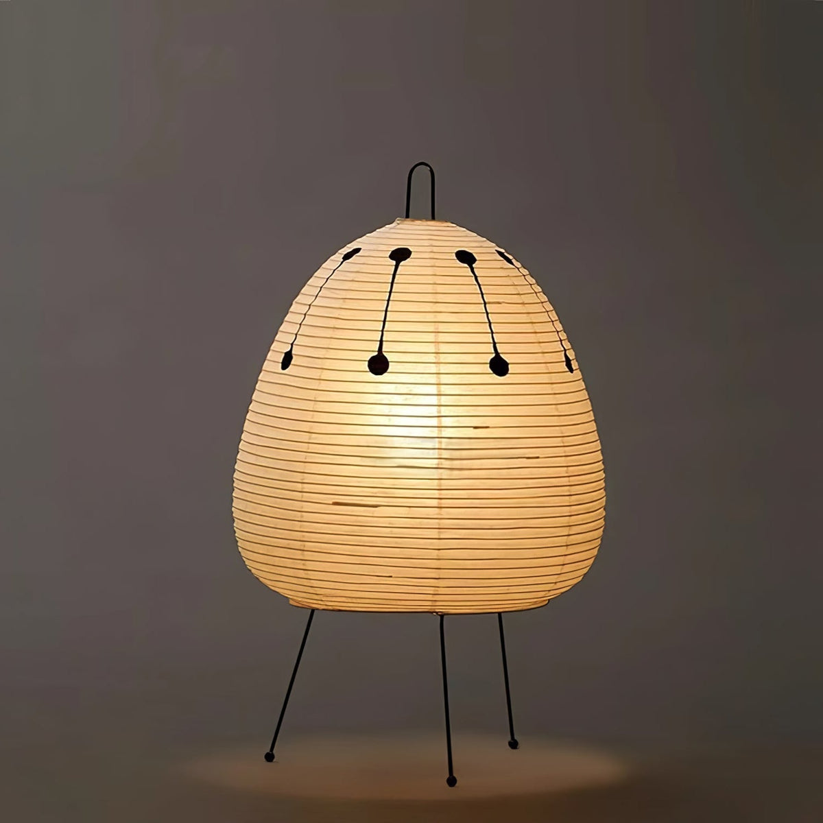 Tranquilux Lampe de Table en Papier Inspirée du Japon
